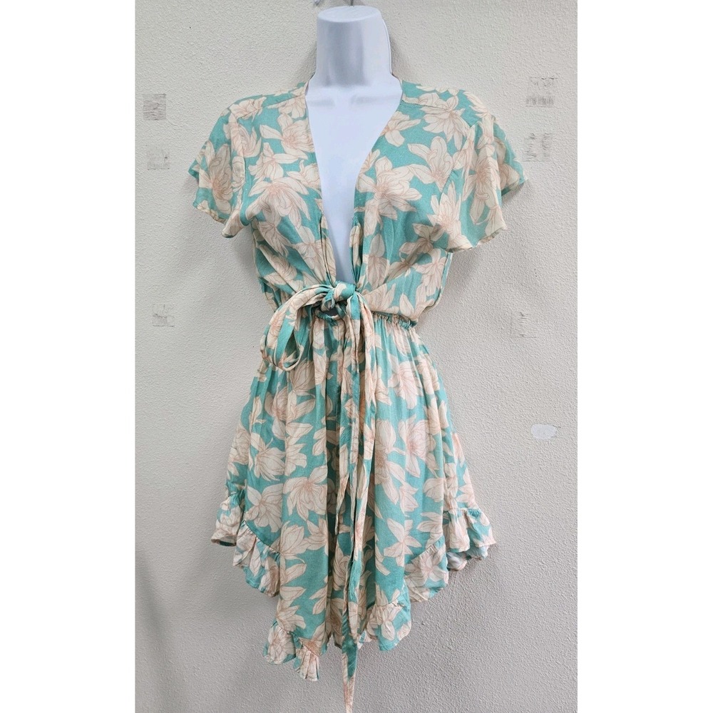 Tiare Hawaii Romper Cover-up Bamboo M/ L Travel Vacation Tropical Beach Pool